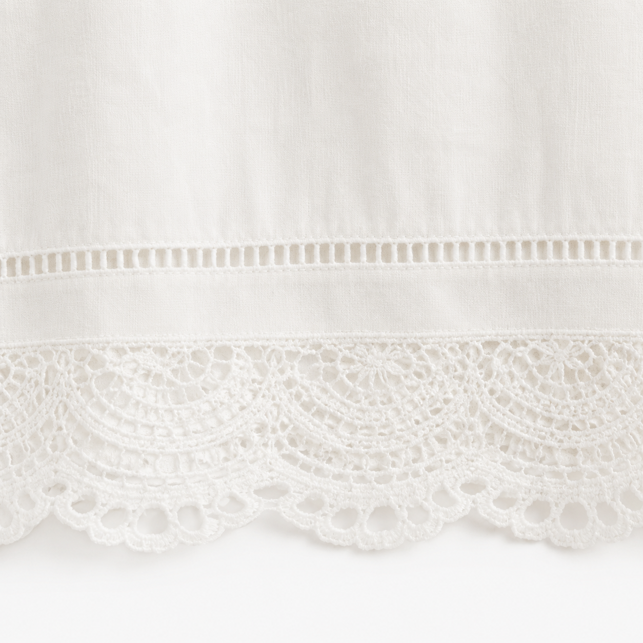 Top Blanco Detalle Encaje