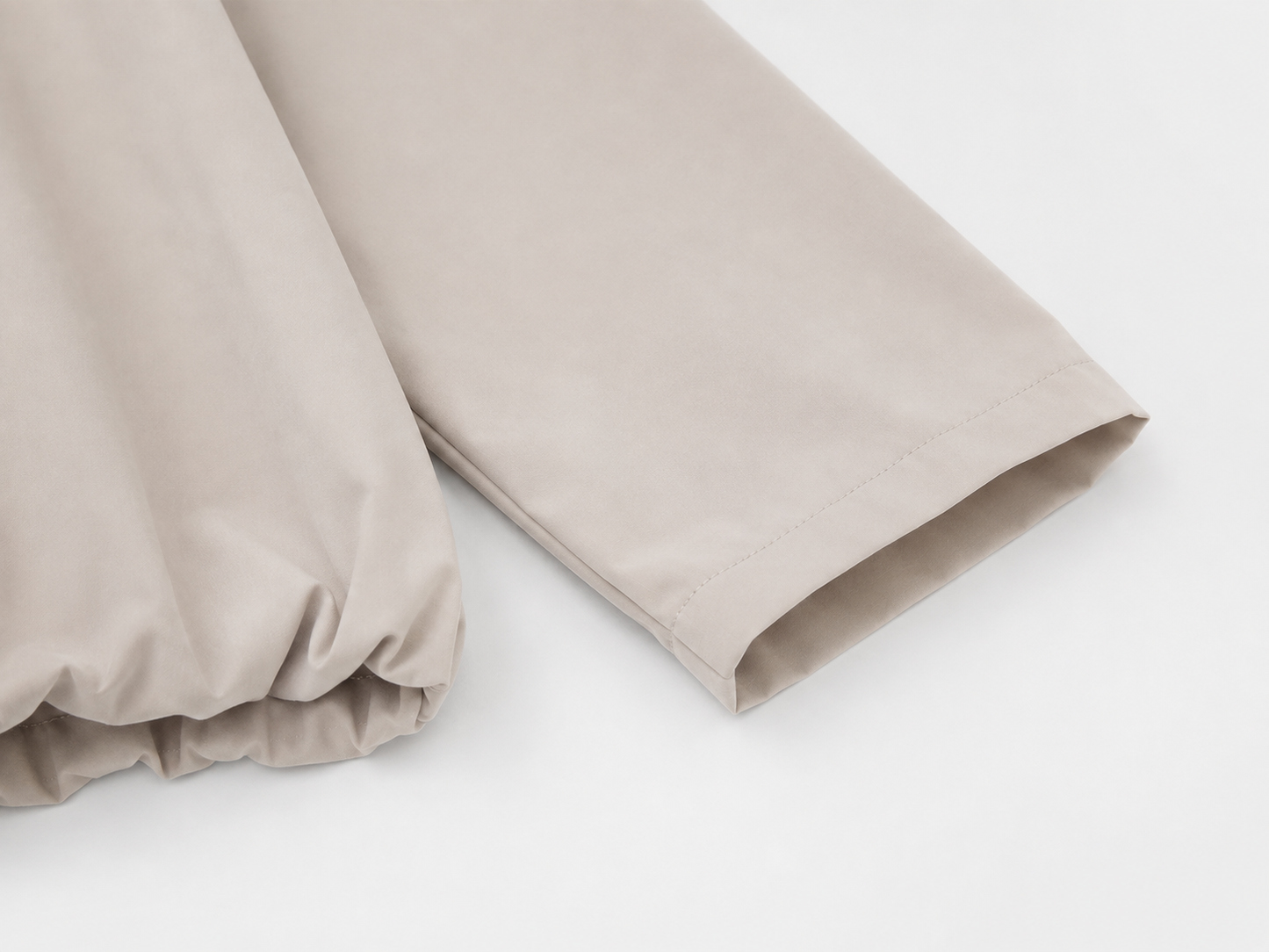 Cazadora Polipiel Beige Oversize