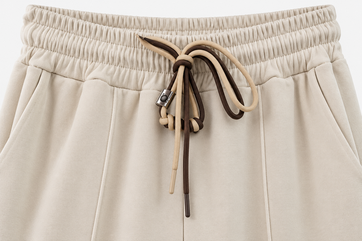 Pantalón Palazzo con Cordón Bicolor