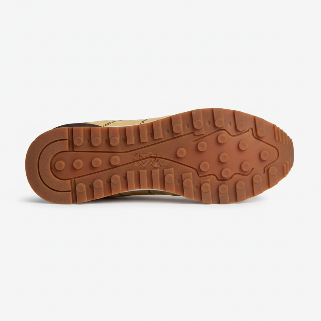 Deportiva estilo retro amarilla