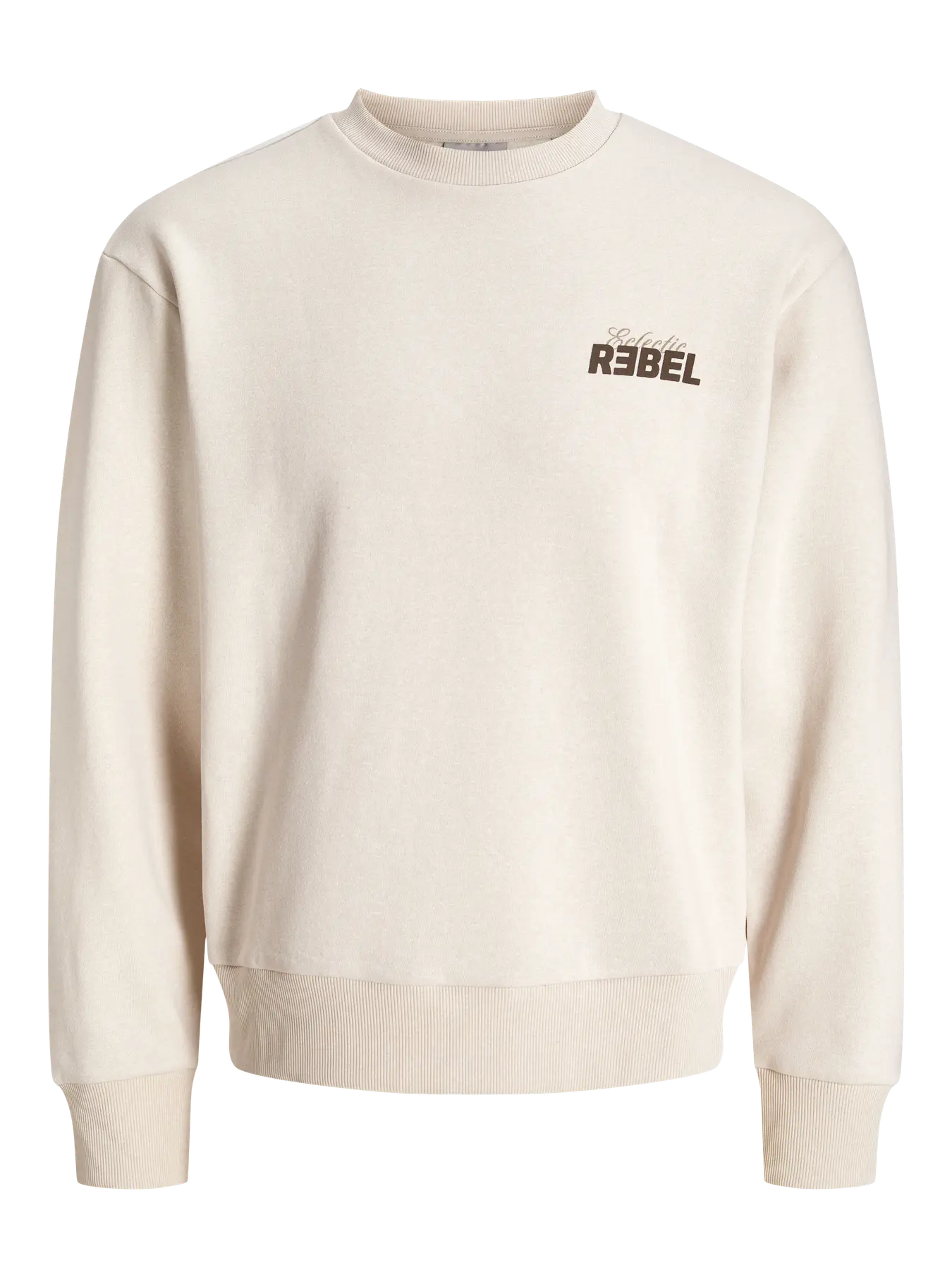 REBJIM Sudadera Cuello Redondo - Sudadera Casual de Calidad