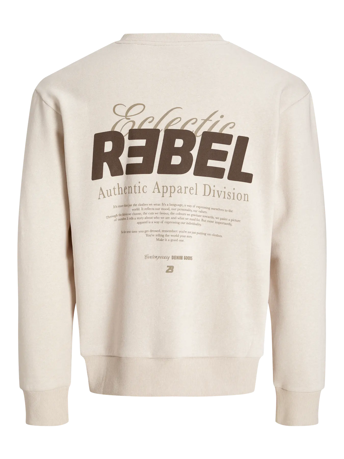 REBJIM Sudadera Cuello Redondo - Sudadera Casual de Calidad
