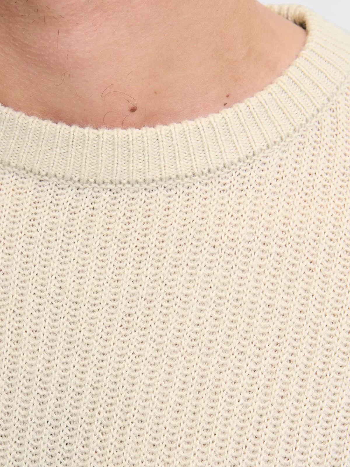 Jersey de Punto Cuello Redondo JREBLOGAN | Suéter Casual para Hombre