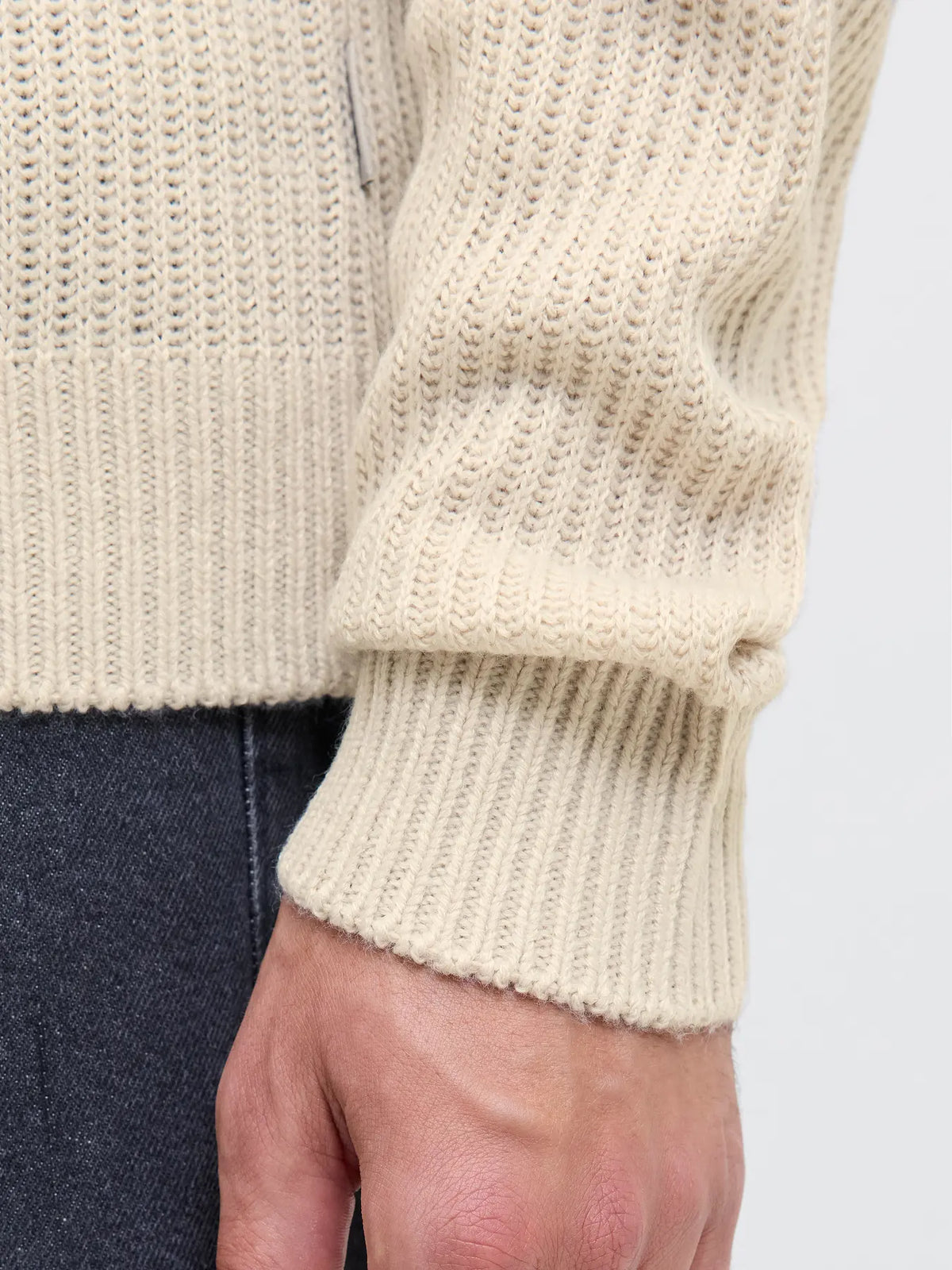 Jersey de Punto Cuello Redondo JREBLOGAN | Suéter Casual para Hombre