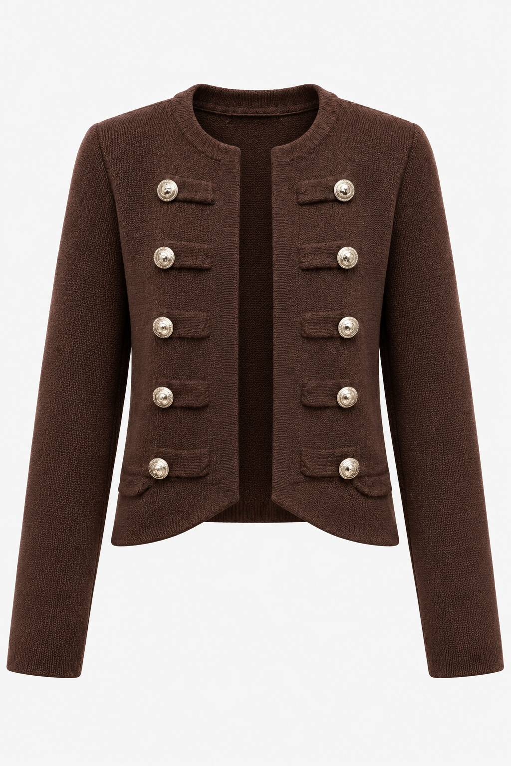 Chaqueta de punto con elegantes botones