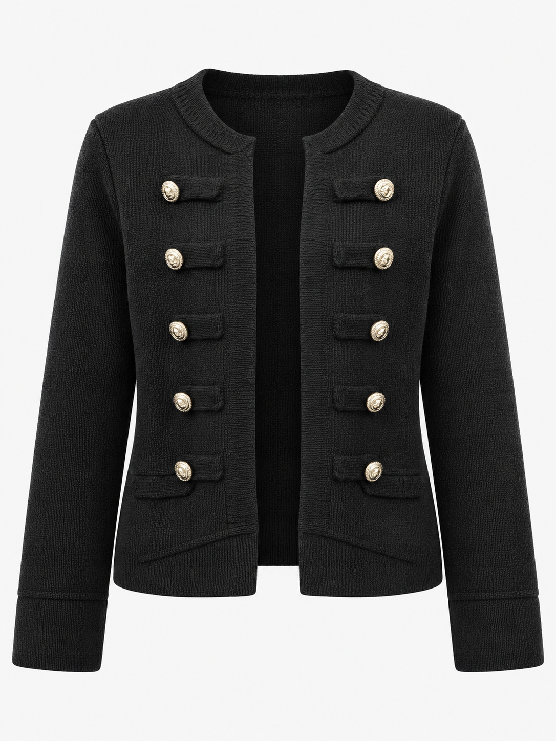 Chaqueta de punto con elegantes botones