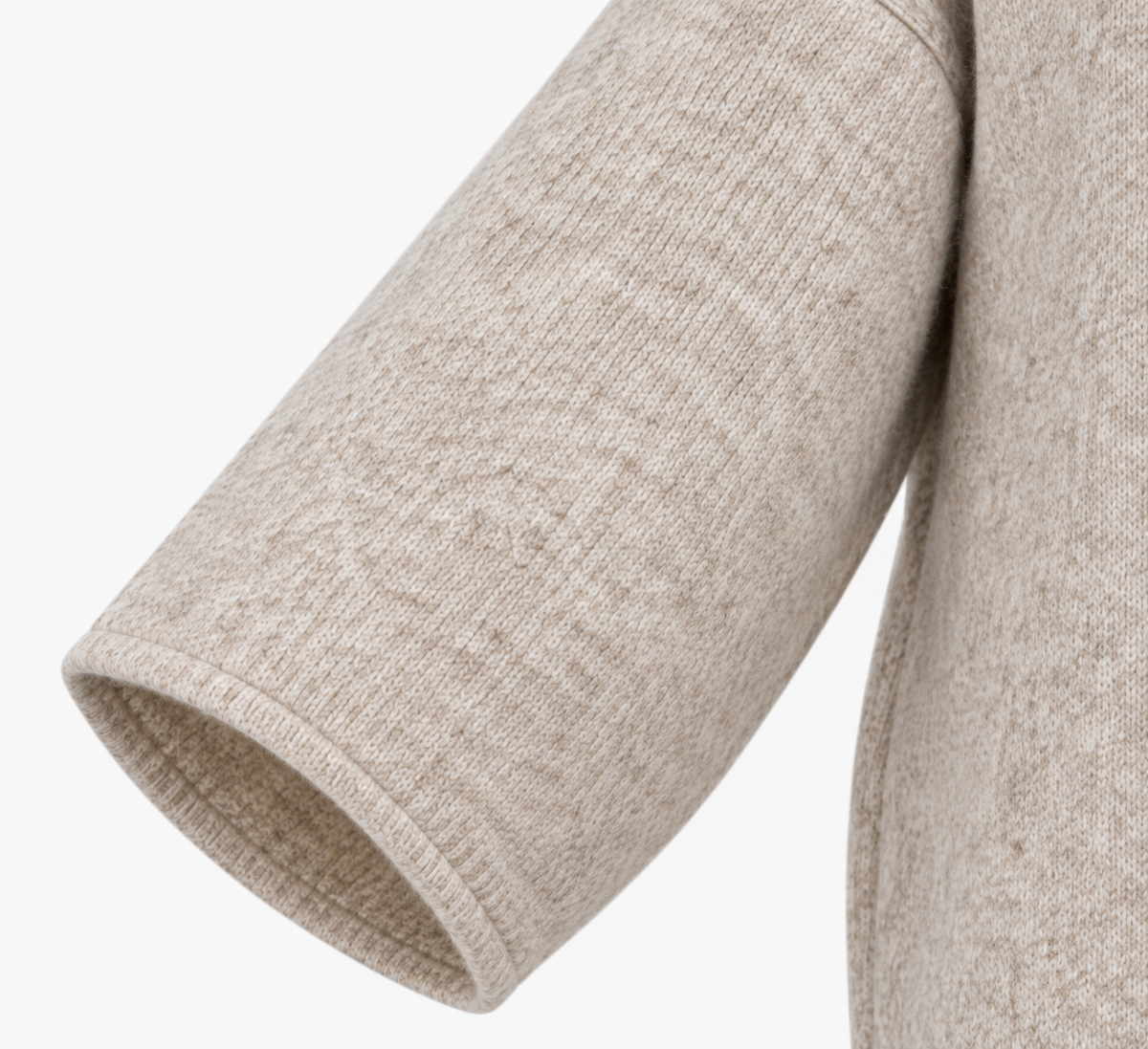 Chaqueta de Punto Beige