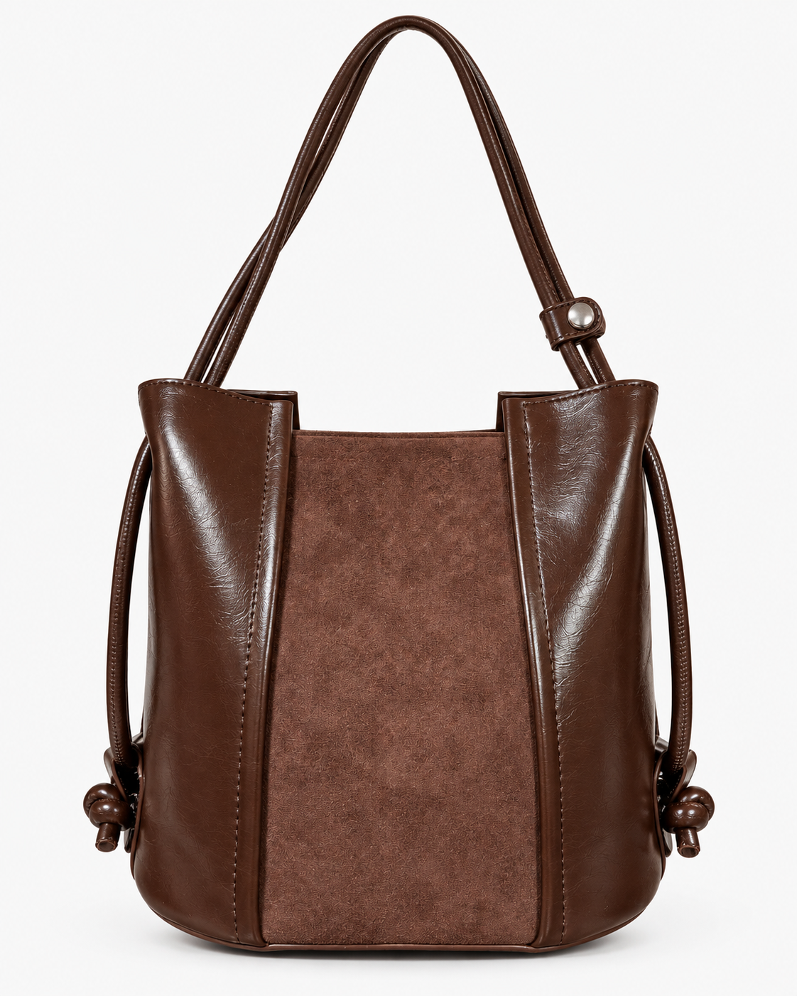 Bolso Bucket Marrón Chocolate