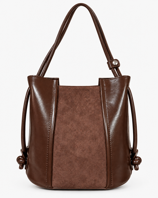 Bolso Bucket Marrón Chocolate