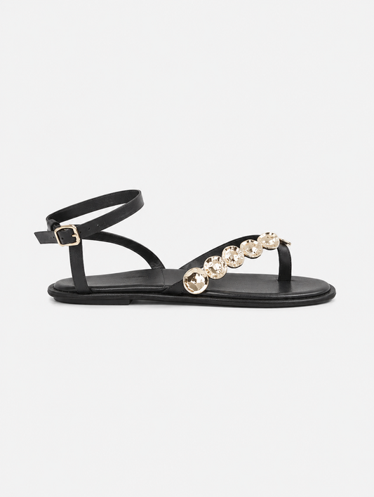 Sandalia Joya Black Gold