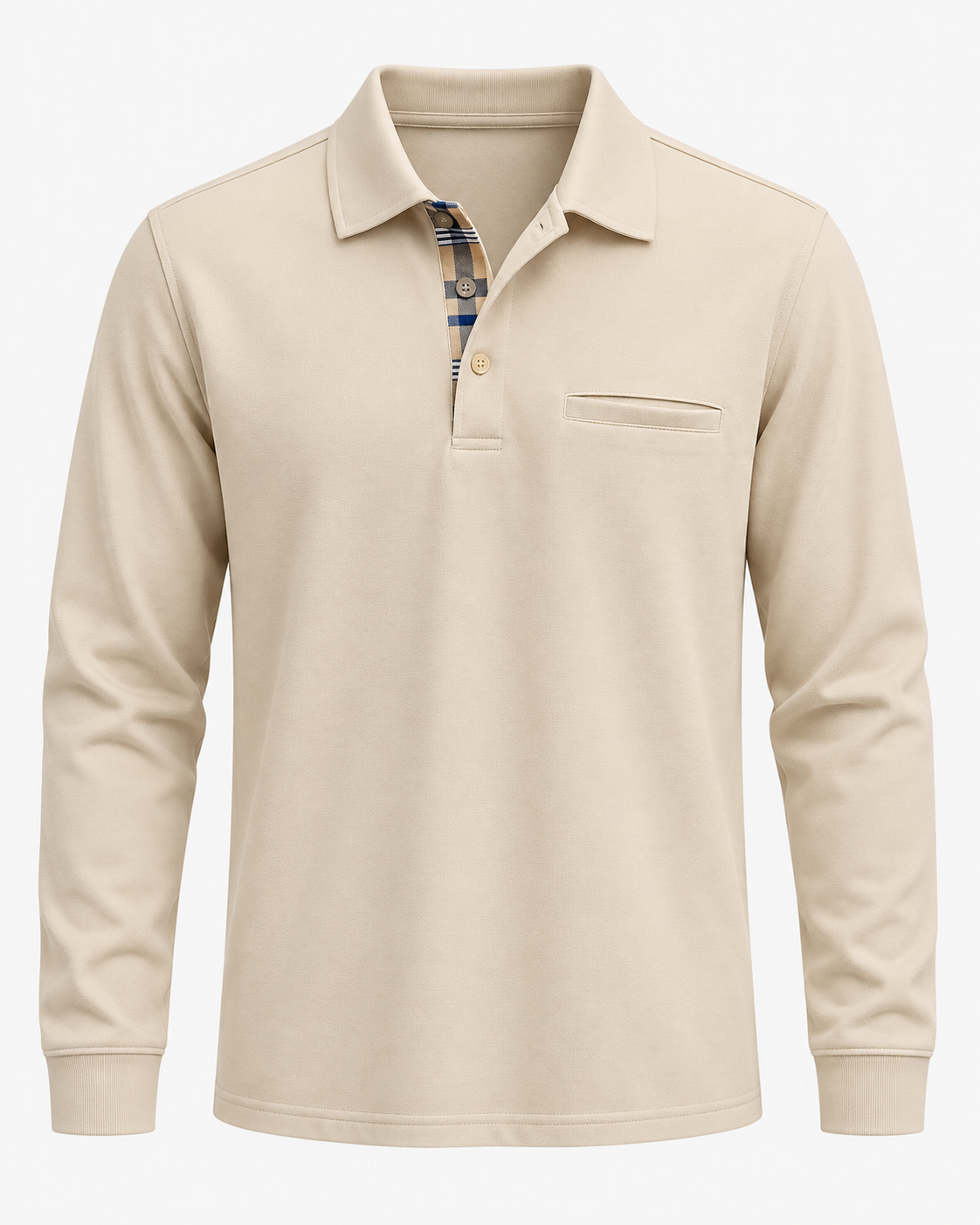 Polo Jaspeado de Manga