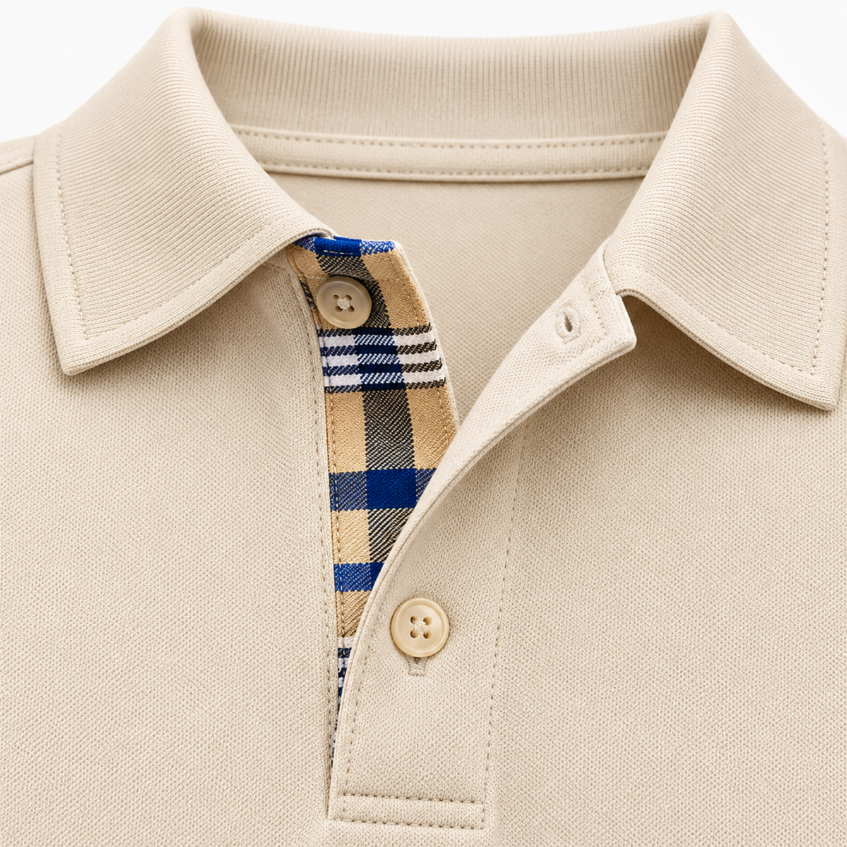 Polo Jaspeado de Manga