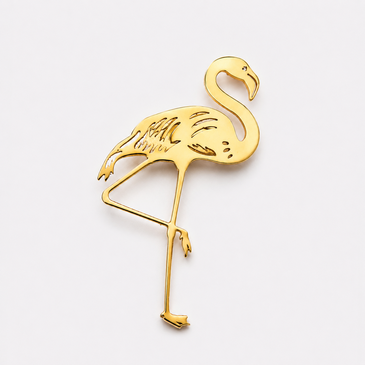 Broche Flamenco Dorado Premium