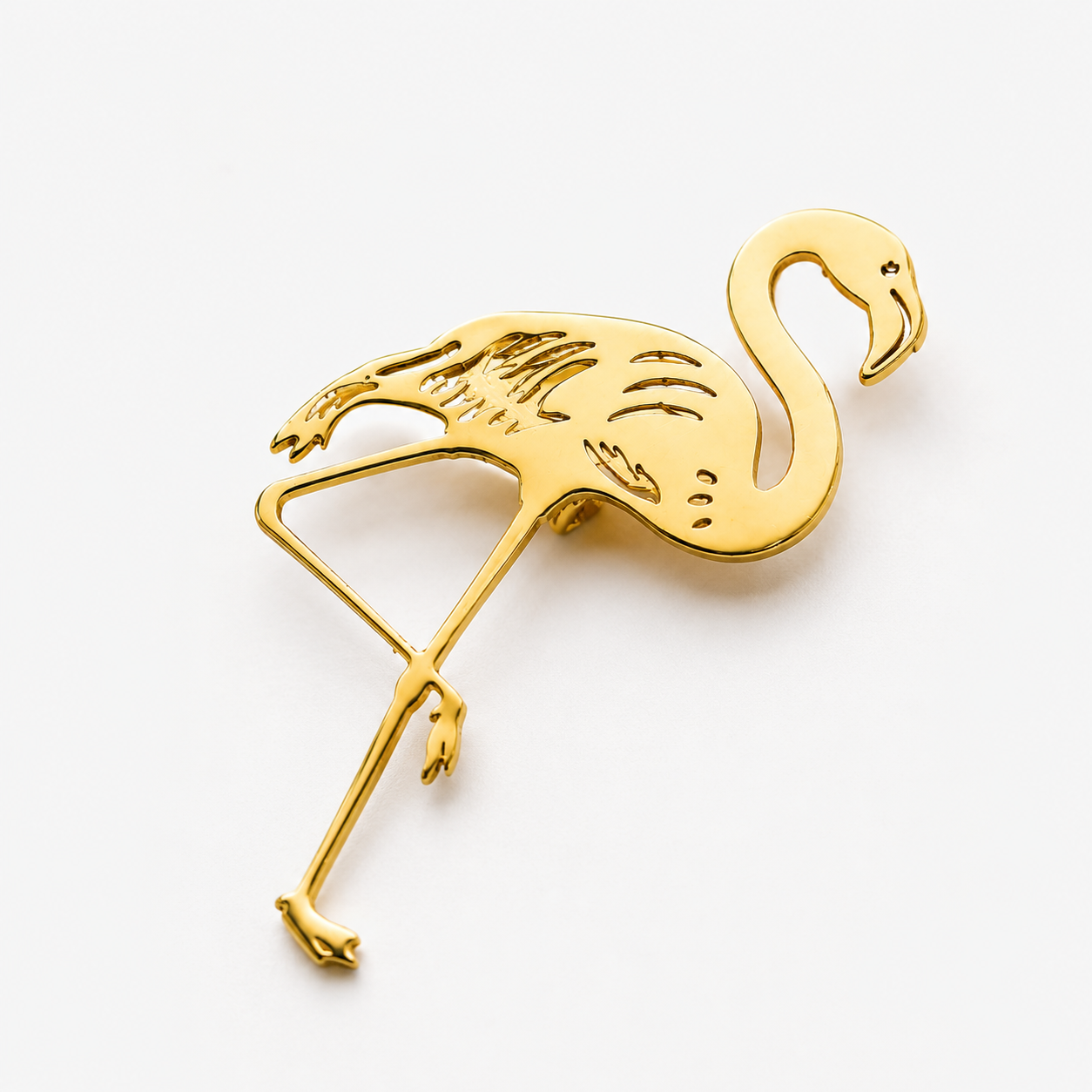 Broche Flamenco Dorado Premium