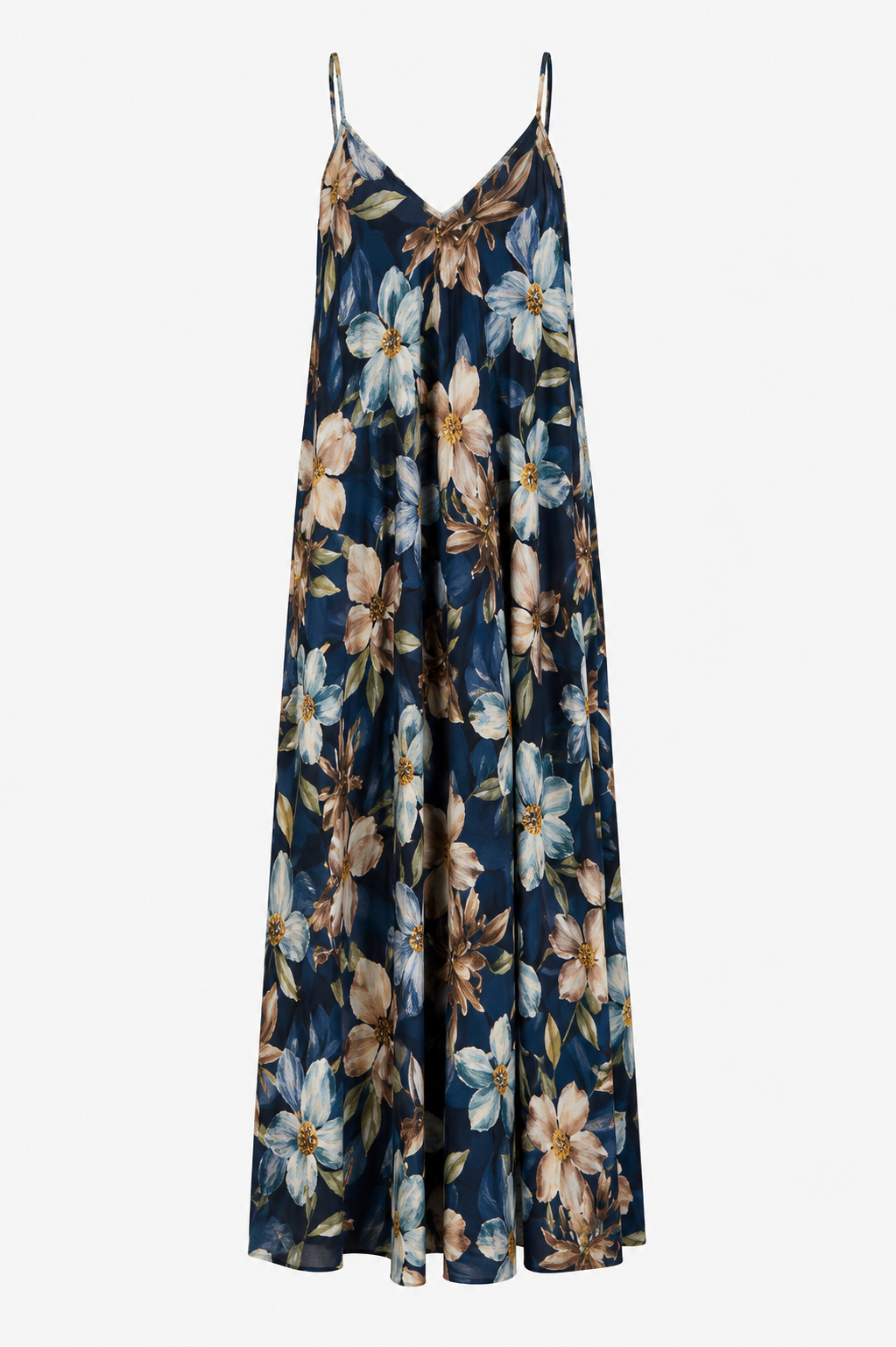 Vestido Largo Flores