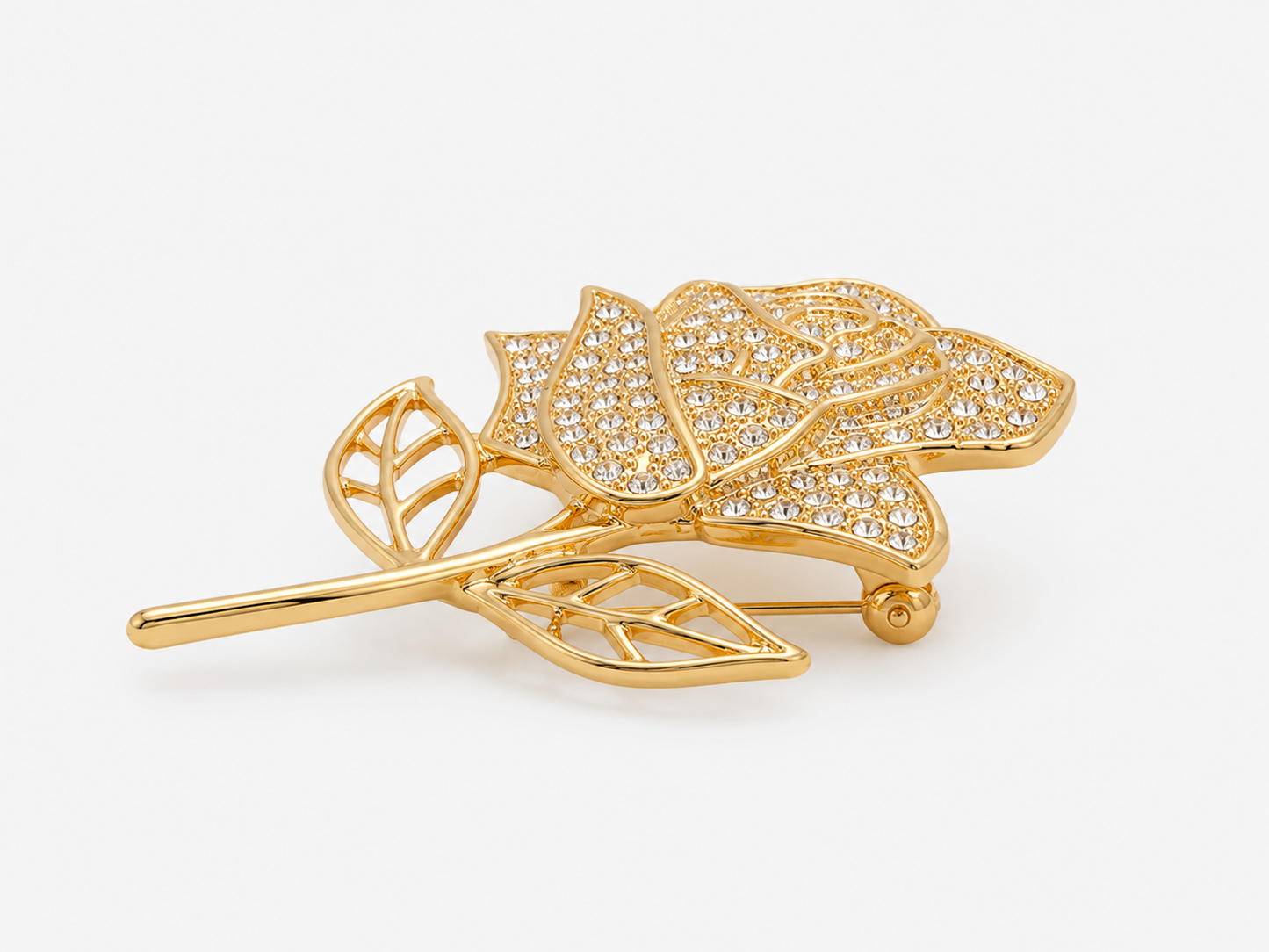 Broche Golden Rose Luxe