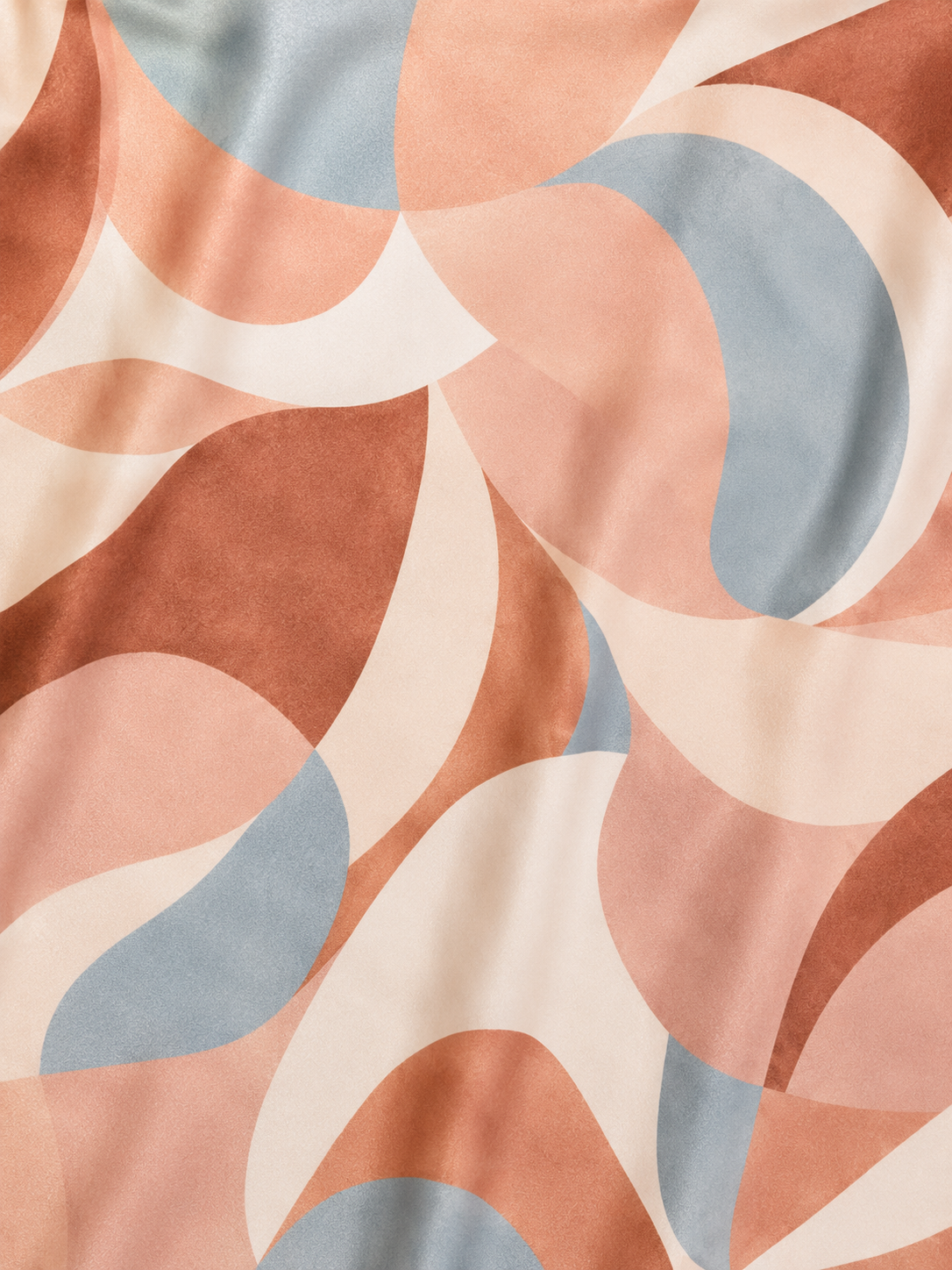 Vestido Largo Estampado Geométrico de Tirantes