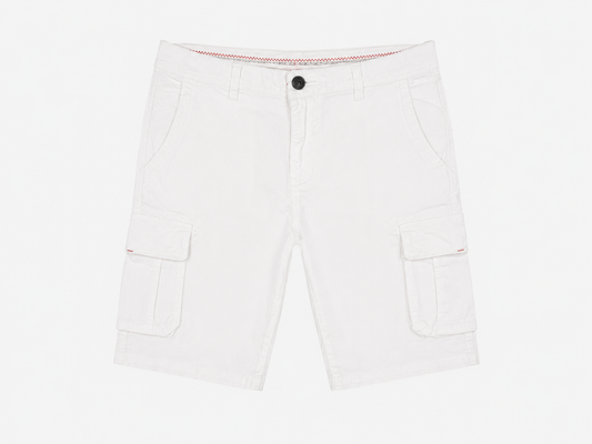 Bermuda Cargo Blanca de Hombre