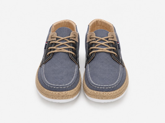 Zapato Náutico Denim Azul Hombre