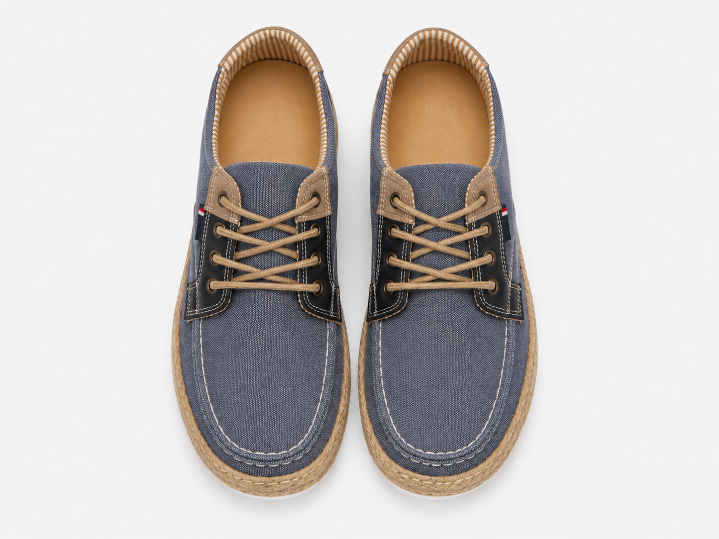 Zapato Náutico Denim Azul Hombre