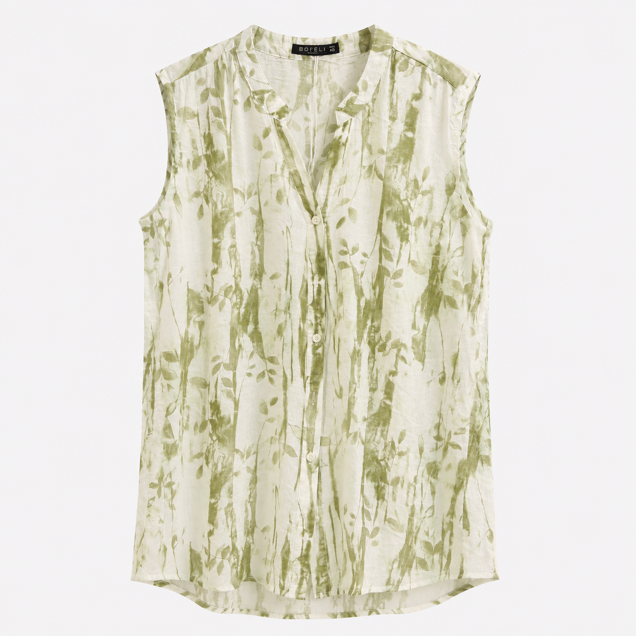 Blusa sin mangas estampado