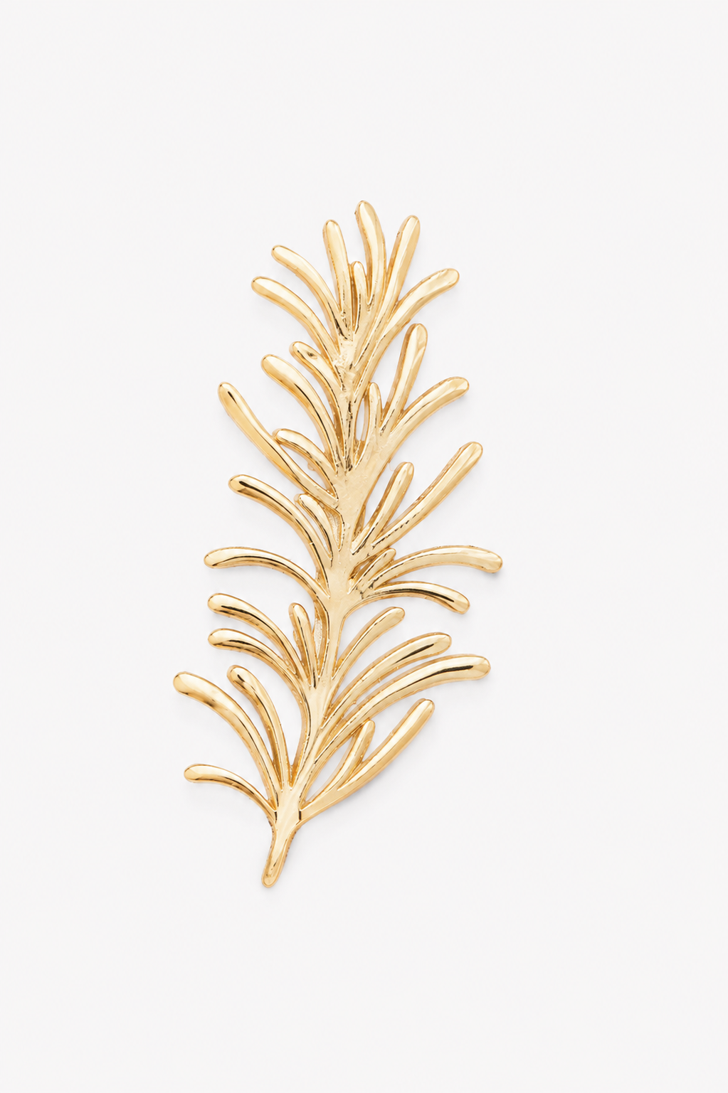 Broche nacarado dorado