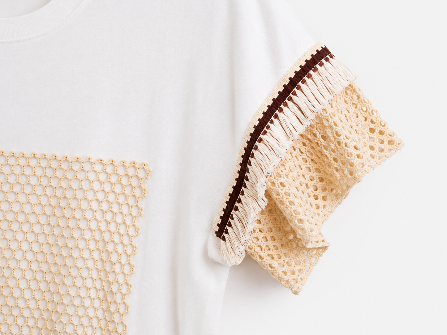 Camiseta Crochet Boho Net