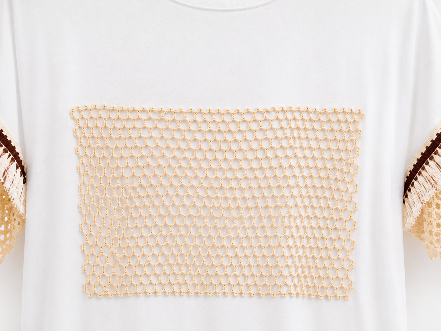 Camiseta Crochet Boho Net