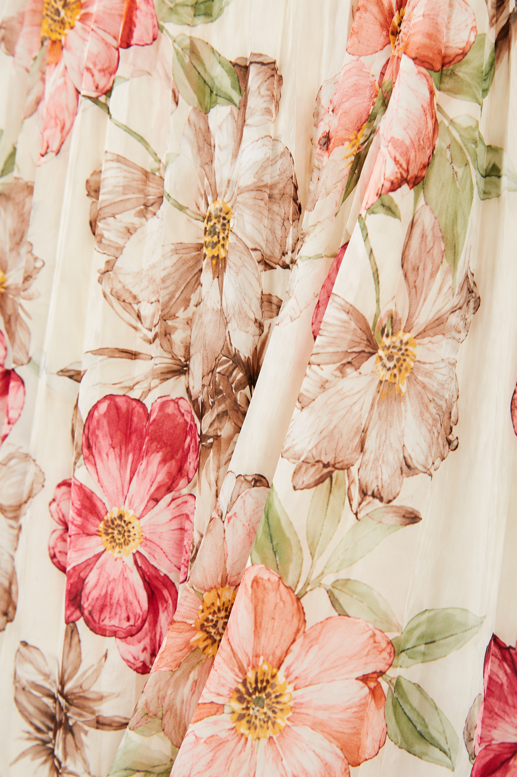 Vestido Largo Flores