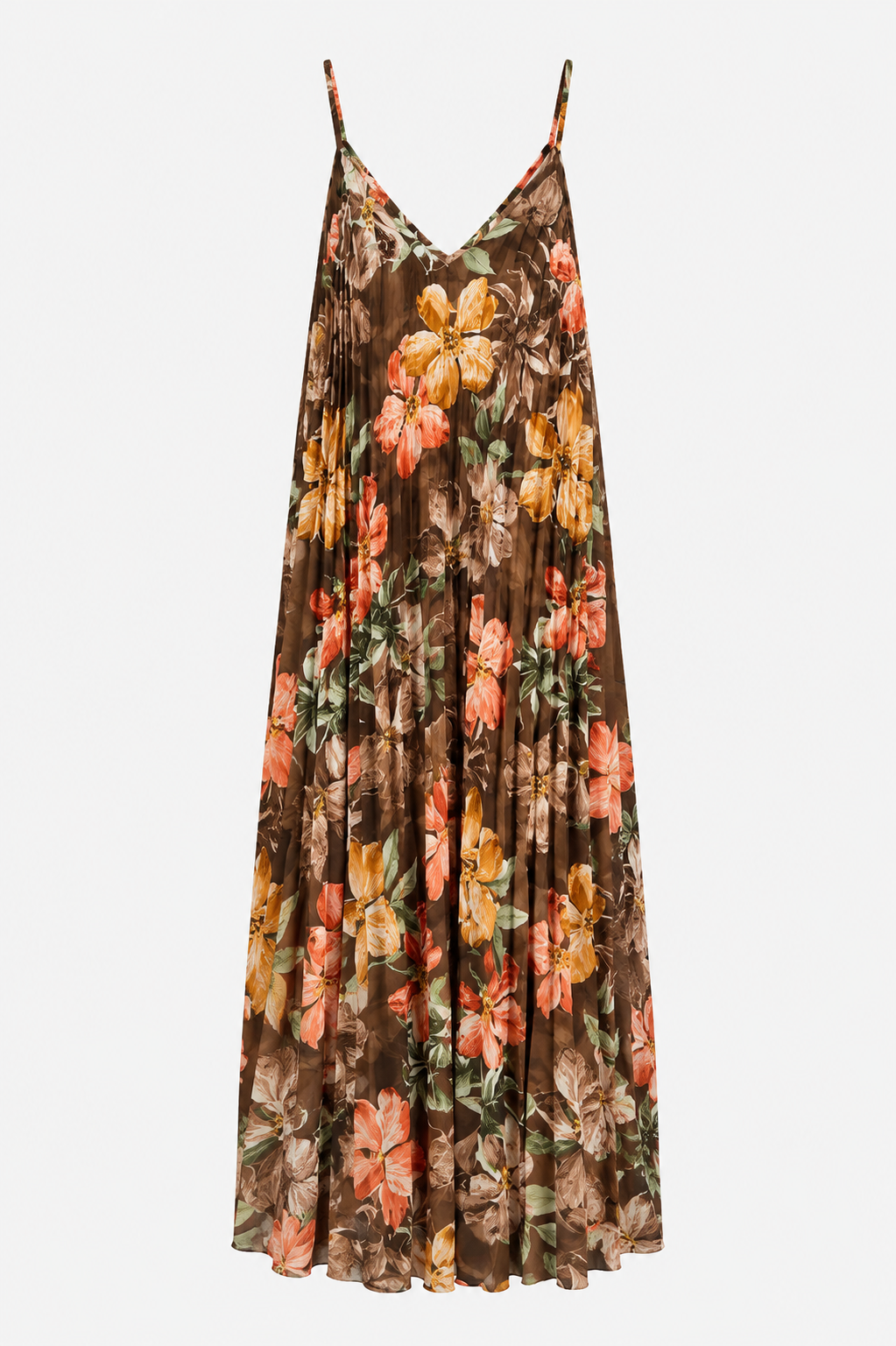 Vestido Largo Flores
