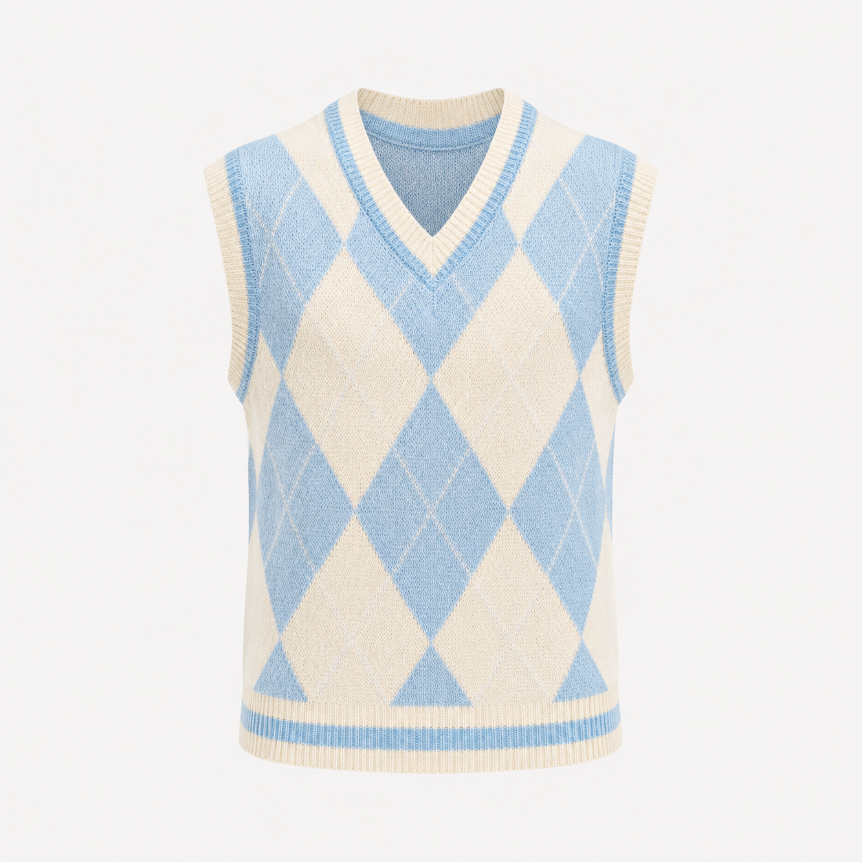 Chaleco Diamond Knit