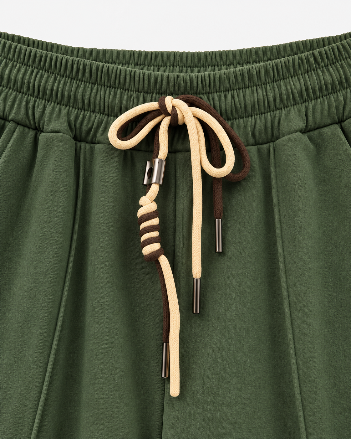 Pantalón Palazzo con Cordón Bicolor