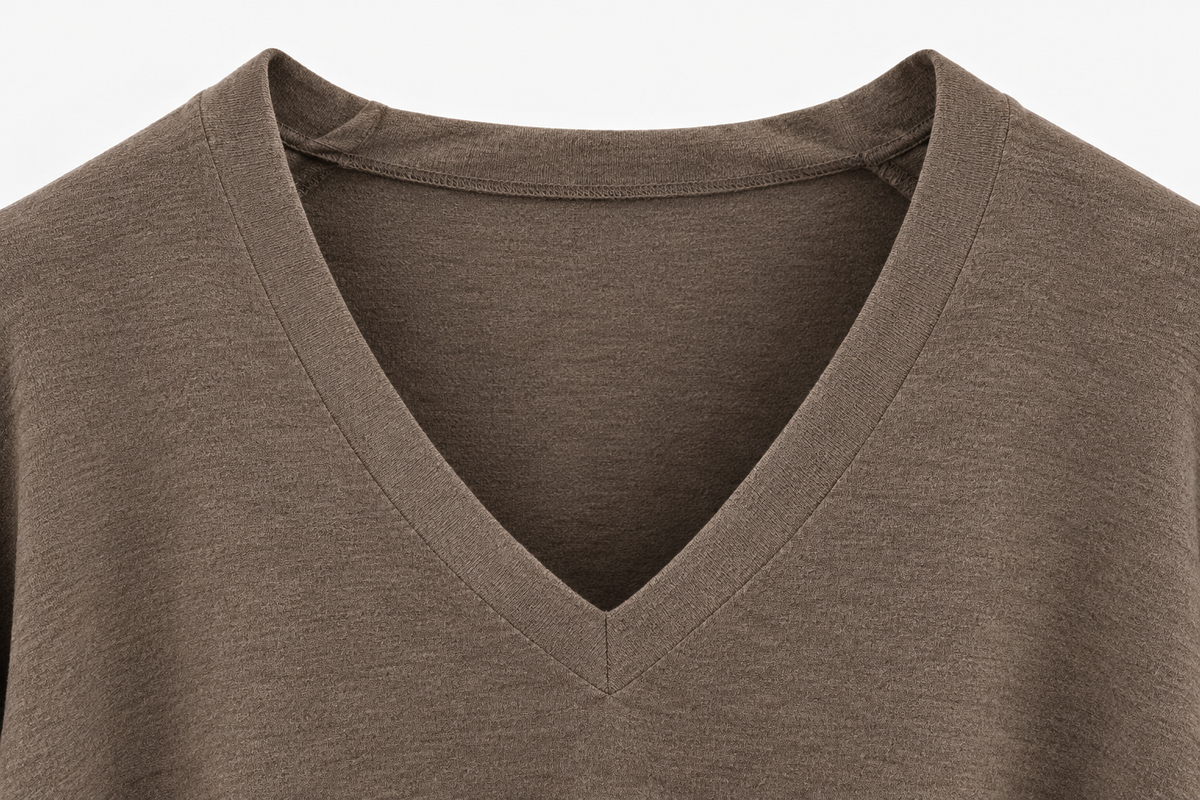Jersey oversize de punto con escote en V