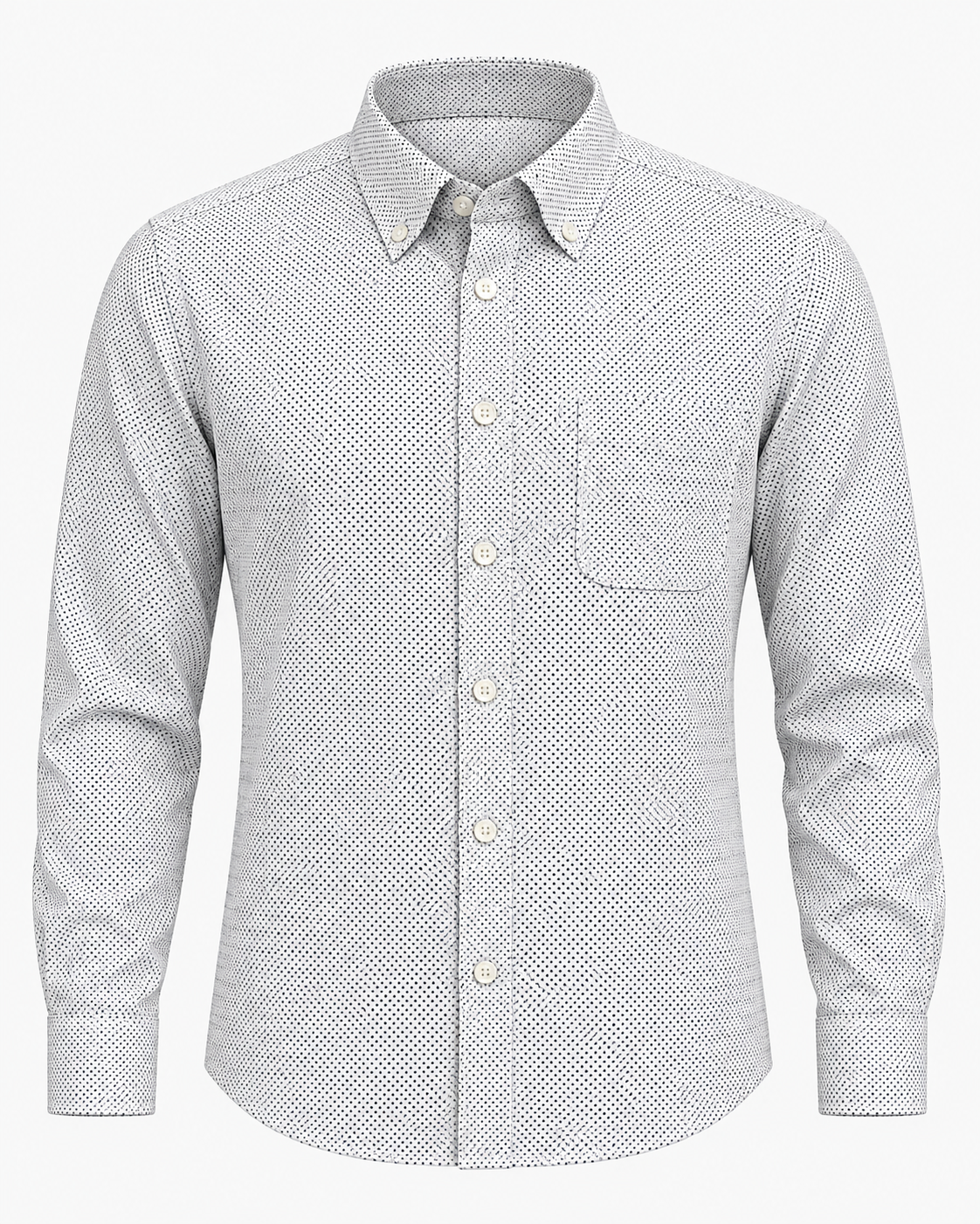 Camisa Blanca Microestampada