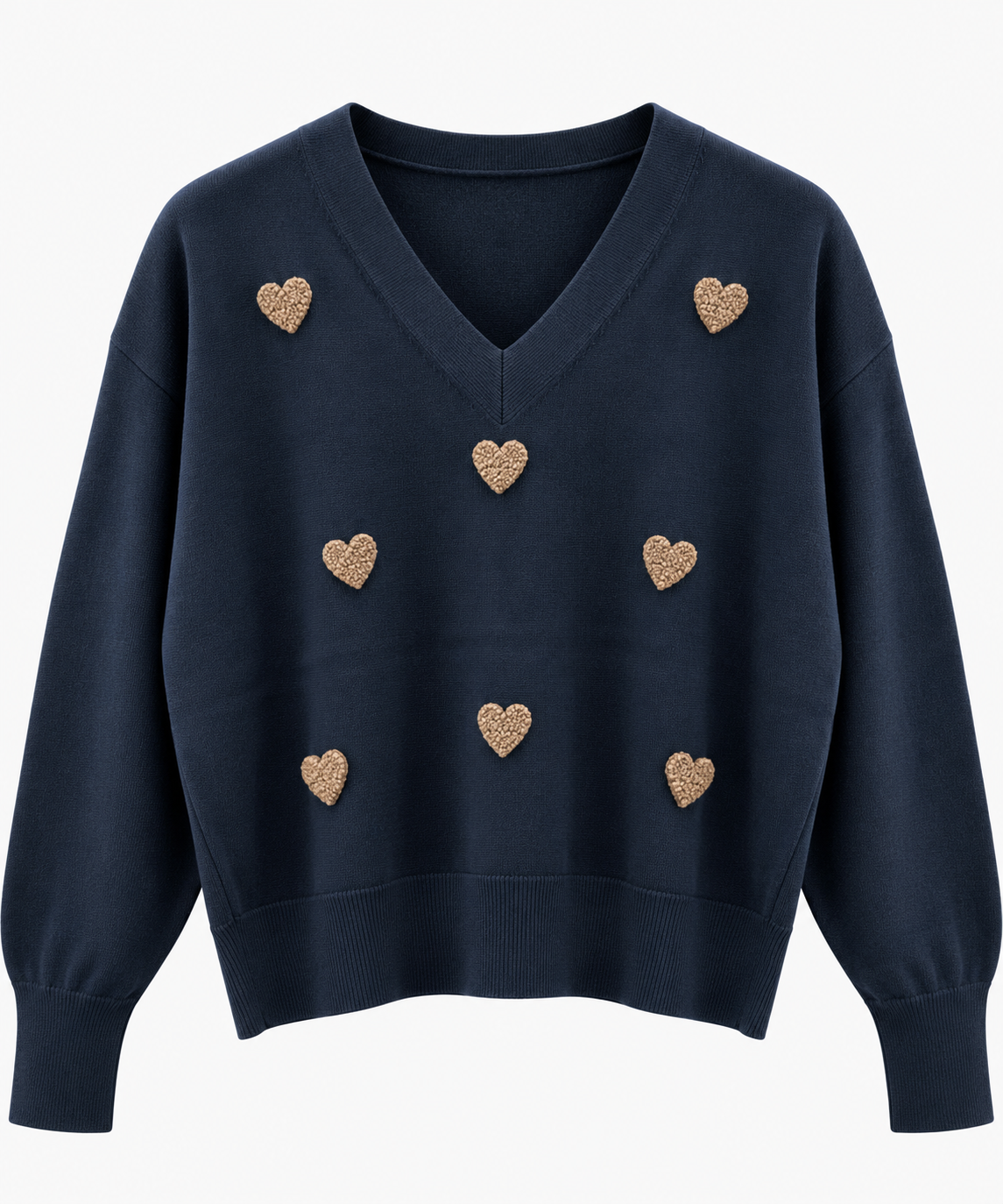Jersey corazones talla única