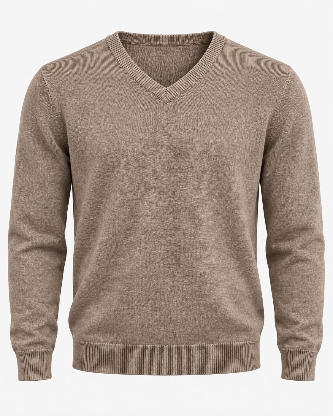 Jersey de Punto con Cuello Pico