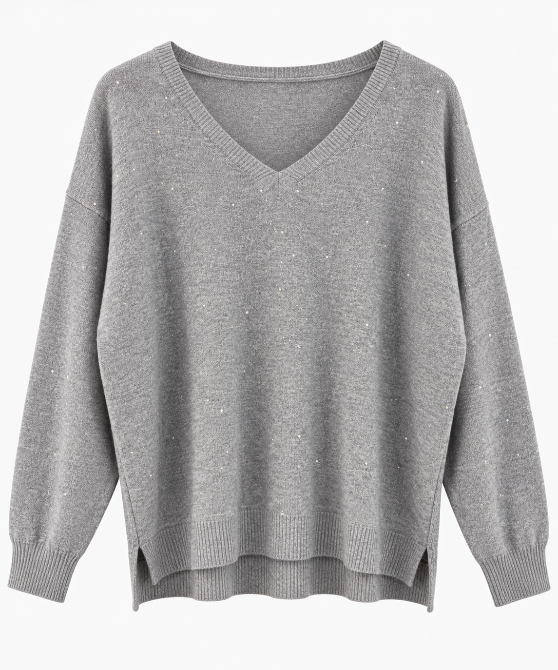 Jersey Oversize de Punto con Brillo