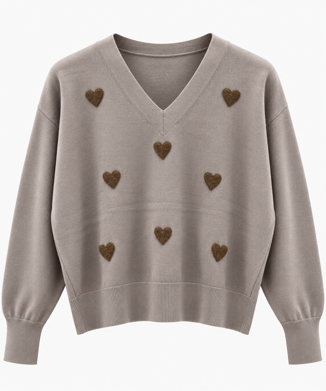 Jersey corazones talla única