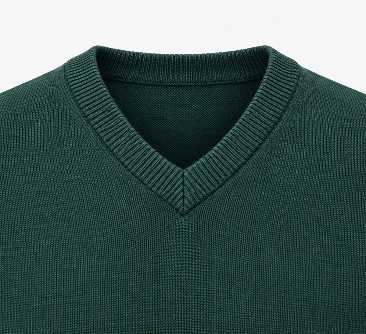 Jersey de Punto con Cuello Pico