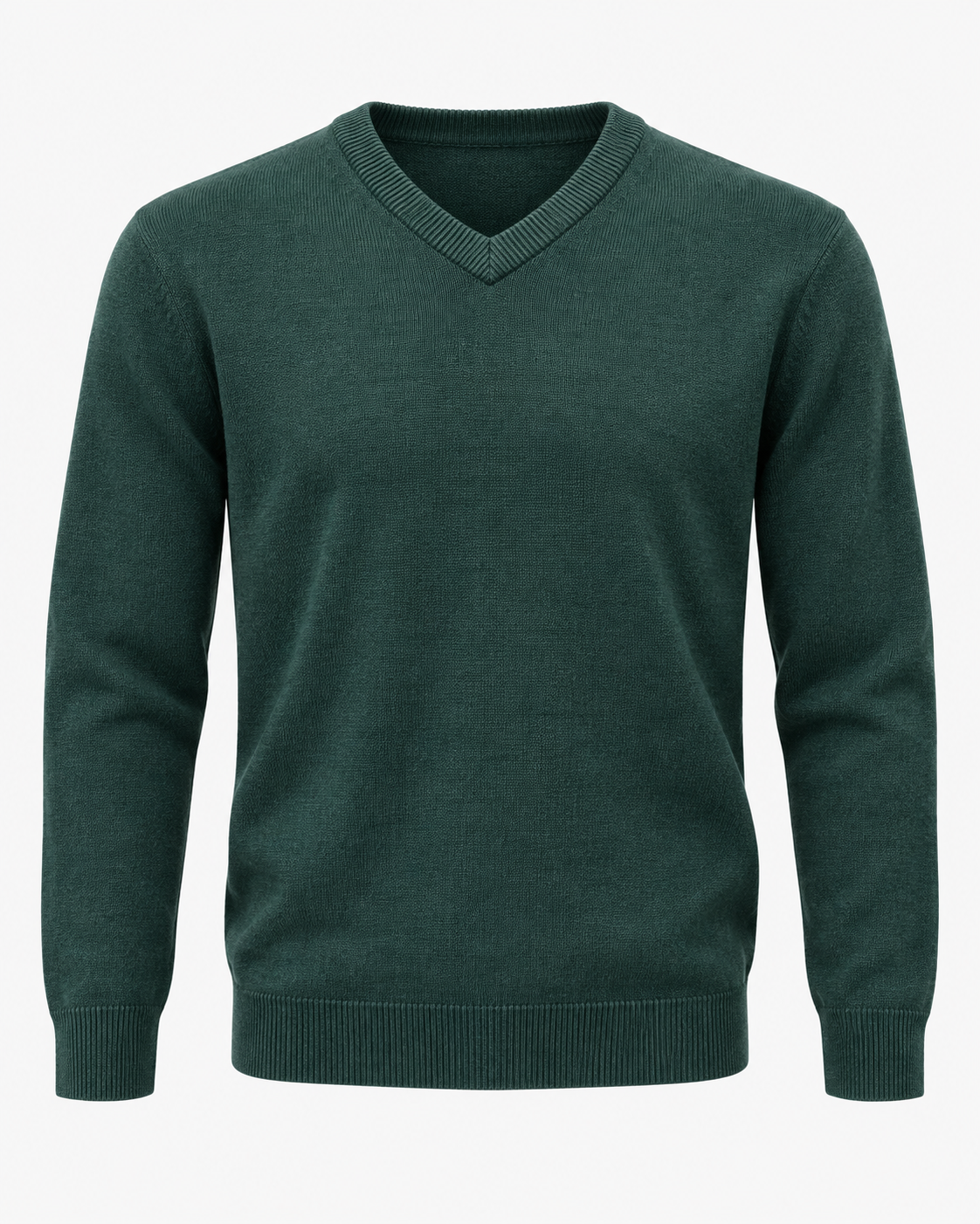 Jersey de Punto con Cuello Pico