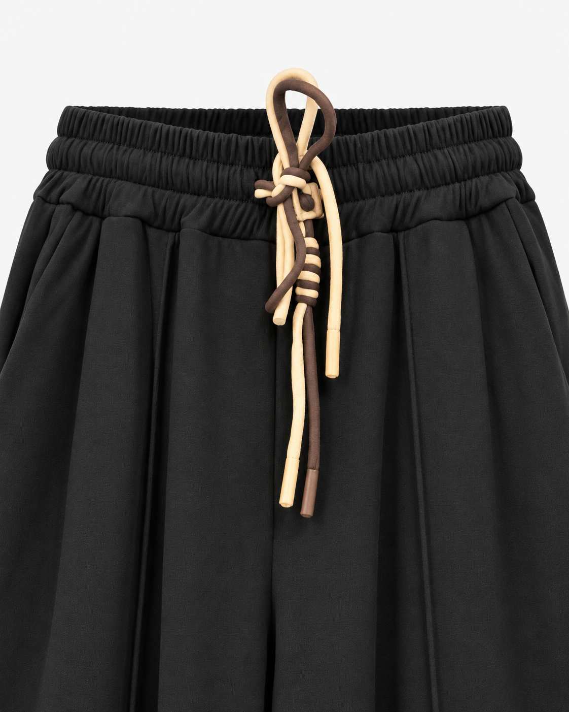 Pantalón Palazzo con Cordón Bicolor