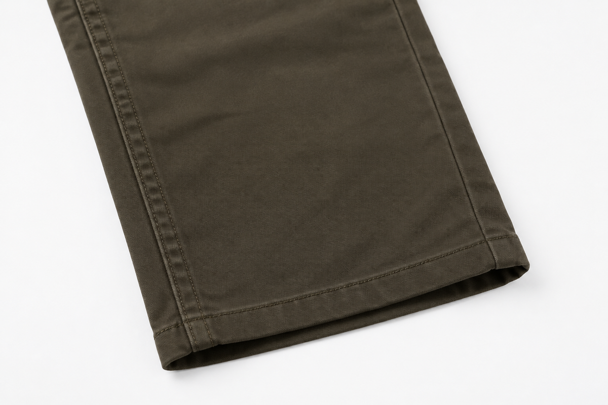 Pantalón Recto Marrón