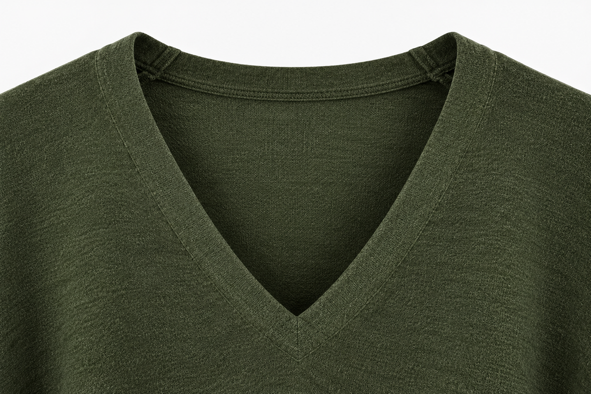 Jersey oversize de punto con escote en V