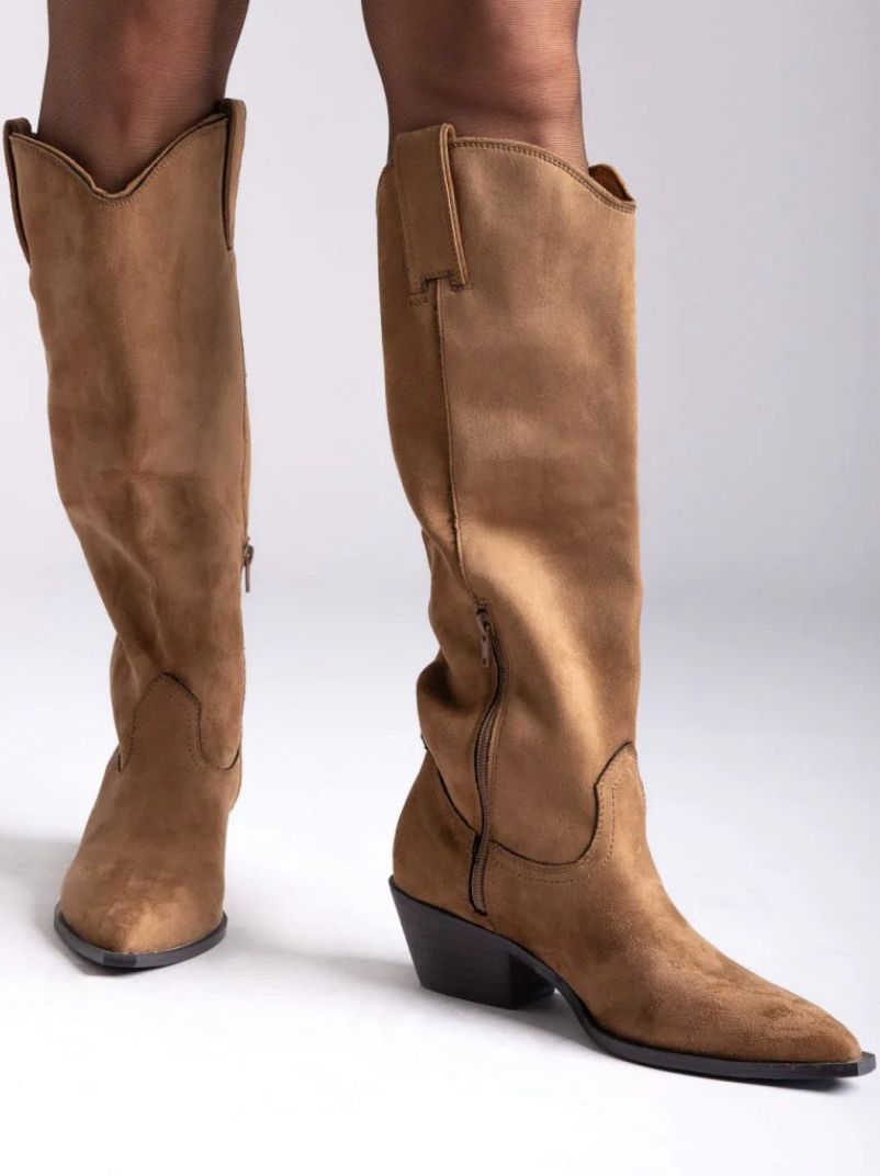 Botas Cowboy CORINA - Diseño Western Clásico para Mujer