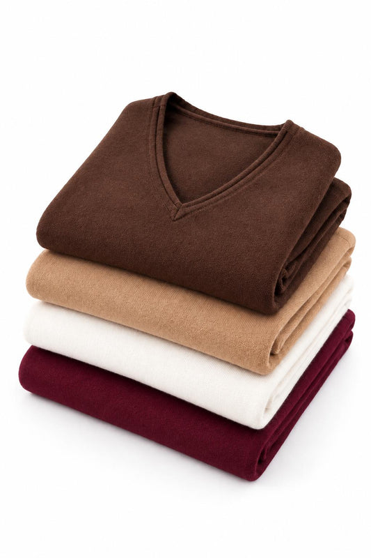 Jersey Básico Cuello Pico