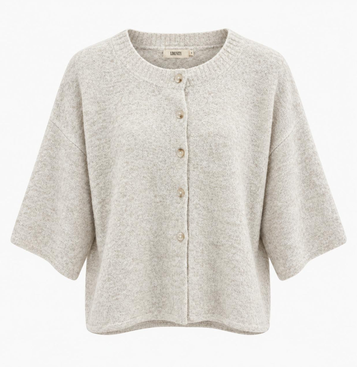 Chaqueta de Punto Beige