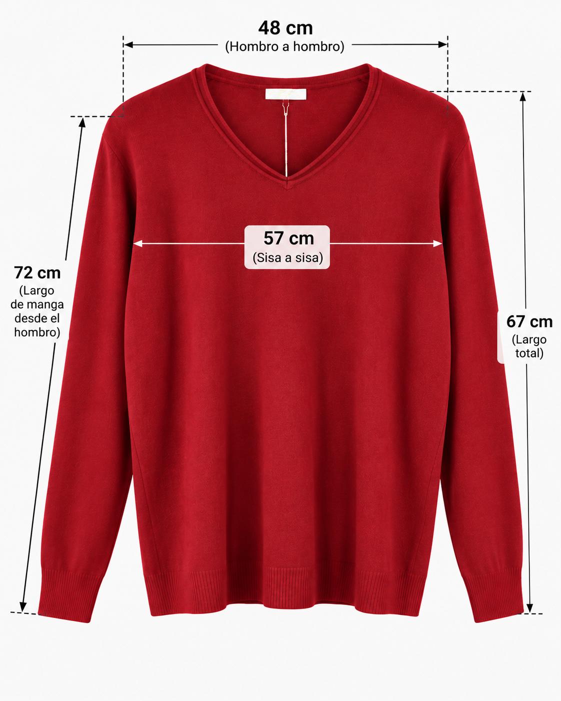 Jersey Básico Cuello Pico