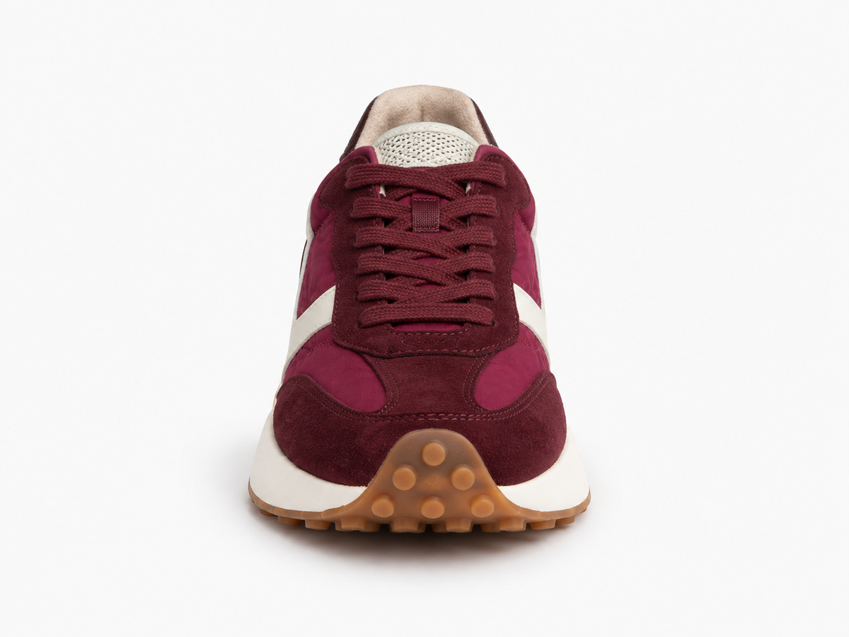 Zapatilla Retro Burdeos Corina Shoes