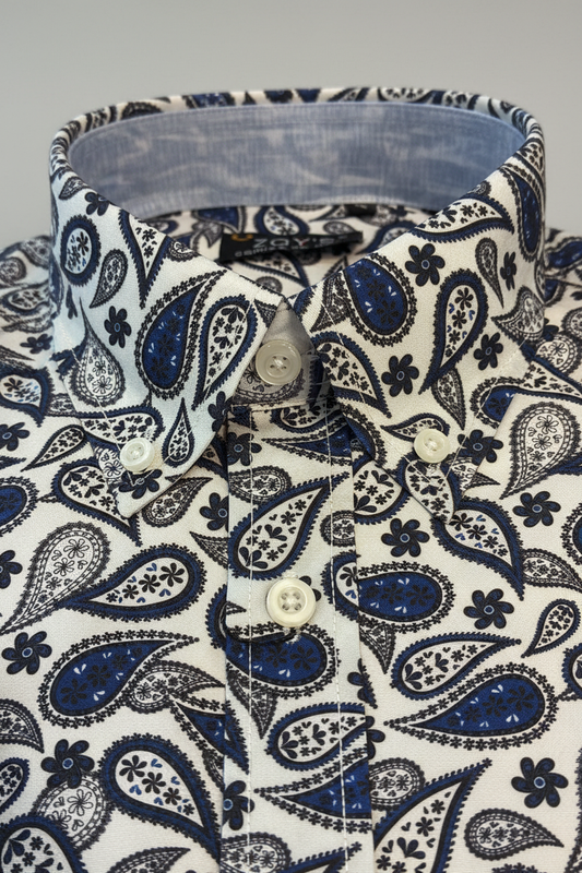 Cuello con 2 botones estilo button-down