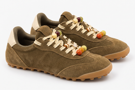 Zapatilla Corina con Cordones Decorativos